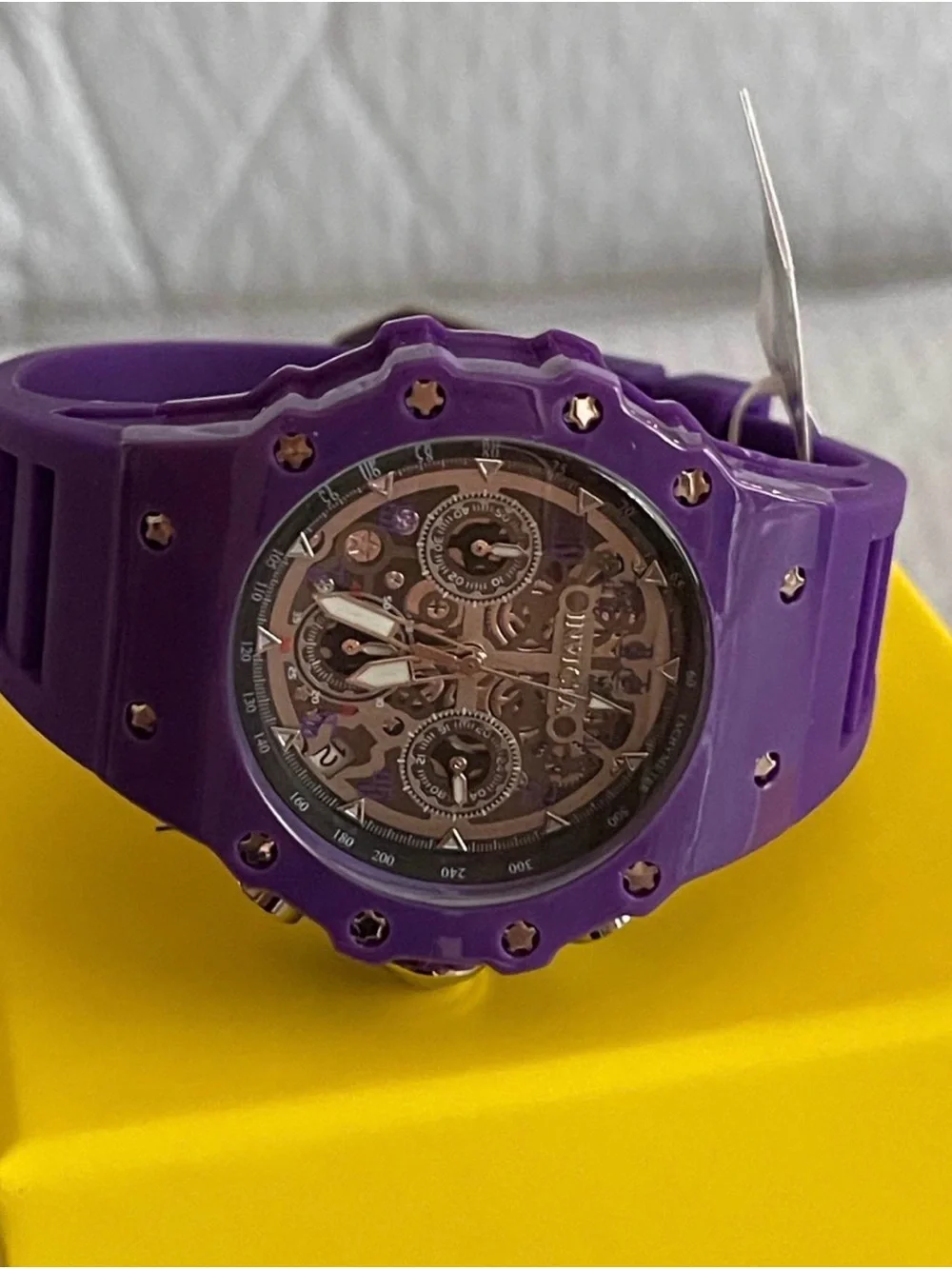 Invicta Racing Valyron Unisex Watch - 41mm, Purple (69625) new